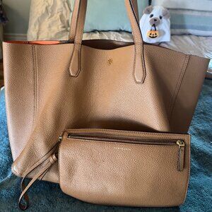 Tory Burch Large Tote & Wristlet